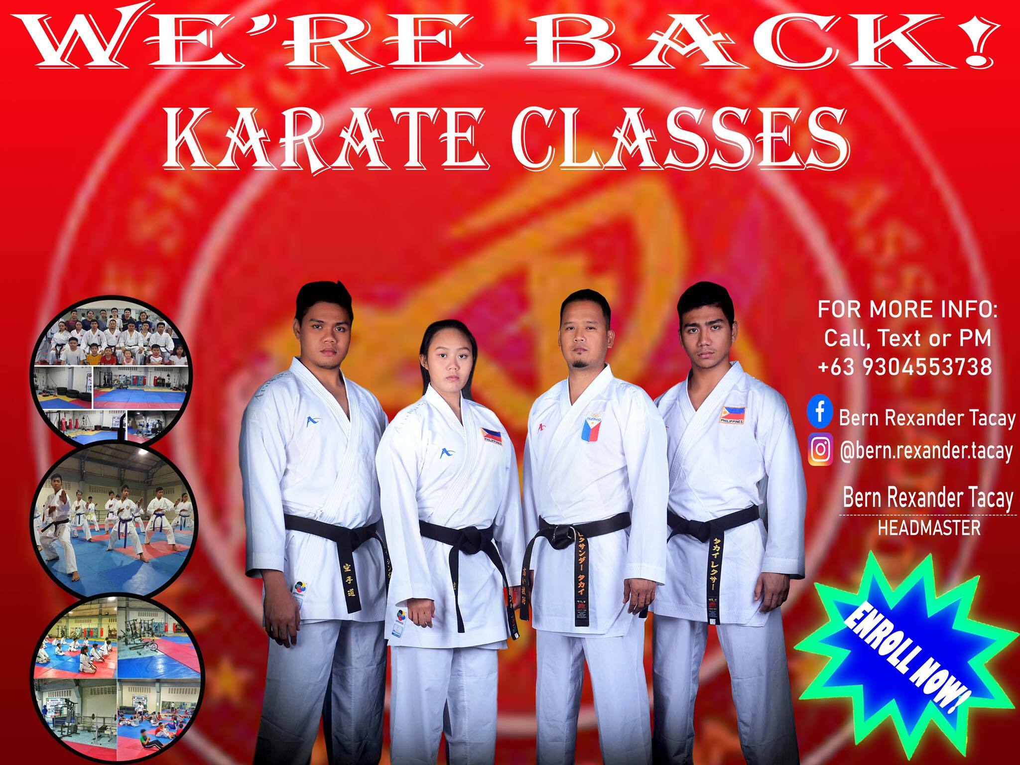 We're back! karate classes